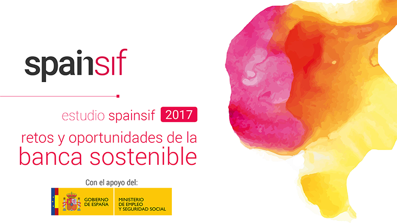 Banner del estudio de Spainsif sobre Banca Sostenible