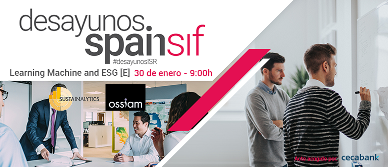 Desayuno de trabajo: Machine learning and ESG