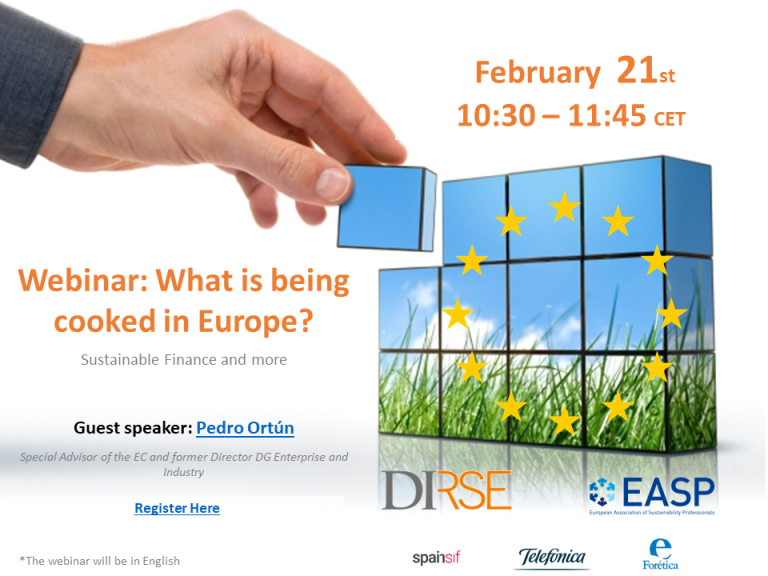 Webinar: What is being coocked in Europe?
