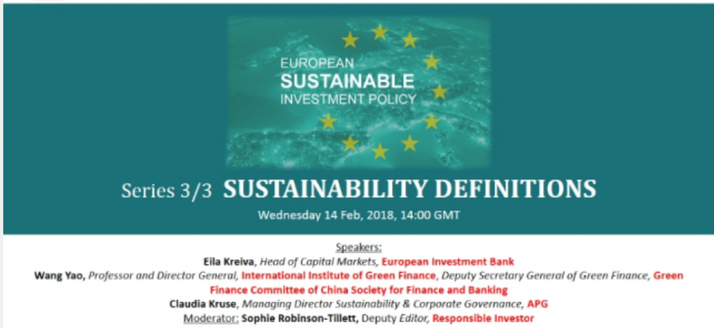 Panel webinar Sustainable Definitions