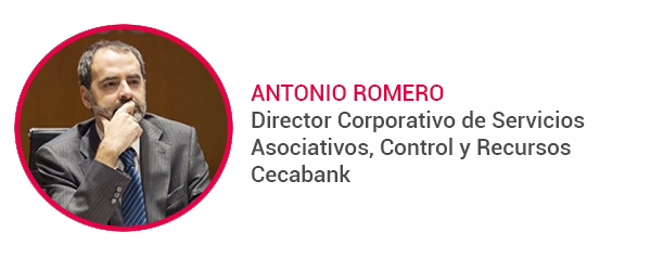 Antonio Romero Director Corporativo de Servicios Asociativos, Control y Recursos de Cecabank