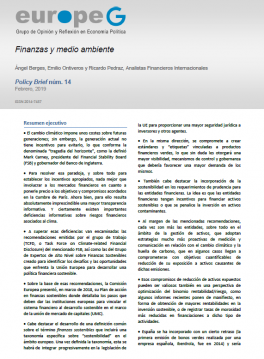 Finanzas y Medio Ambiente