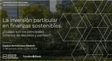 La inversión particular en finanzas sostenibles. ¿Cuáles son los principales criterios de decisión y perfiles?