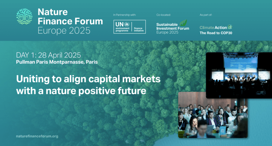 Nature Finance Forum Europe 2025