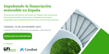 Jornada «Impulsando la financiación sostenible en España”