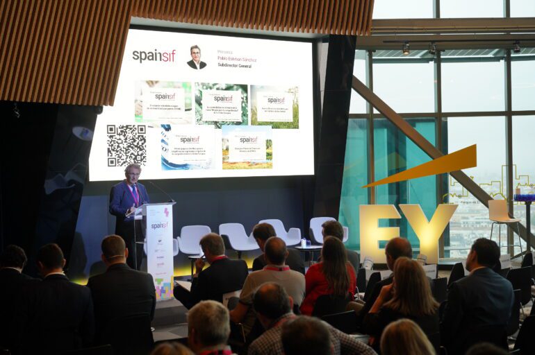 Imagen de la apertura del Evento Anual Spainsif 2025