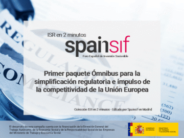 ISR en 2 minutos: Primer paquete Omnibus para la simplificación regulatoria e impulso de la competitividad de la Unión Europea